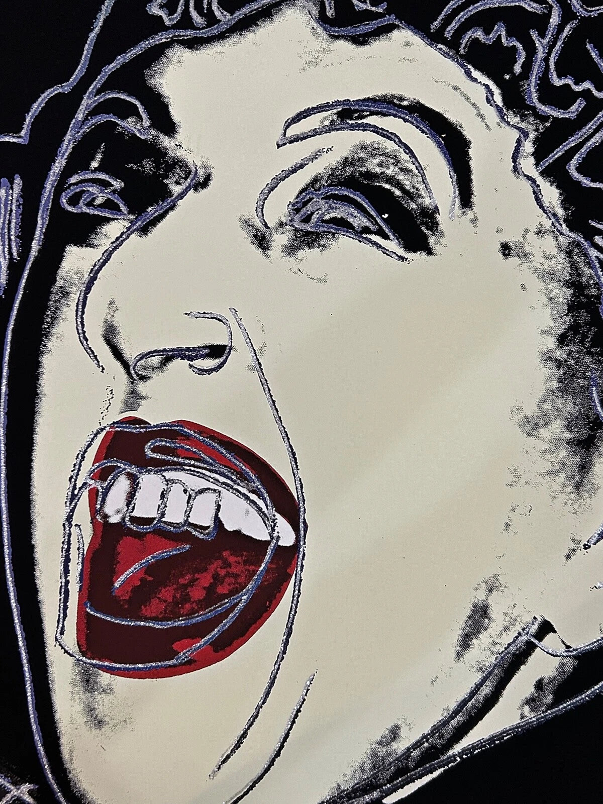 ANDY WARHOL– 2 Piece Pkg: “Mickey & Witch Trial"-Silkscreen Proofs- Diamond Dust Myths- Museum Board-38 x 38" Wall Art