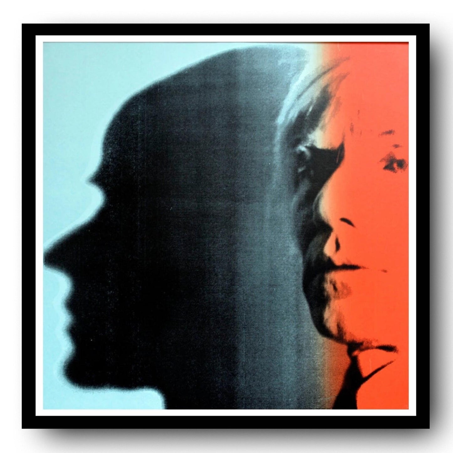 ANDY WARHOL "The Shadow" FS # 267- Silkscreen-Myths- Museum Board- Diamond Dust- 38 x 38" Wall Art