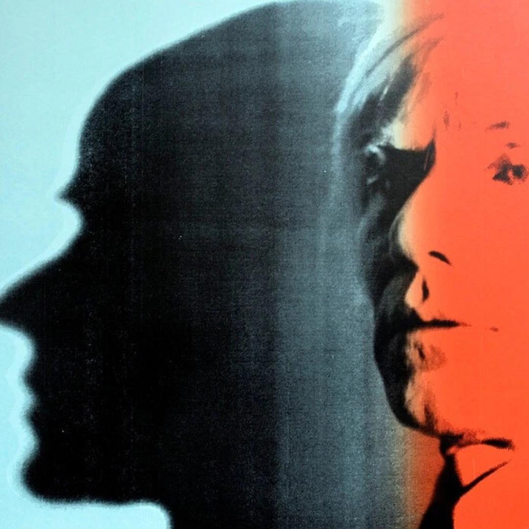 ANDY WARHOL "The Shadow" FS # 267- Silkscreen-Myths- Museum Board- Diamond Dust- 38 x 38" Wall Art