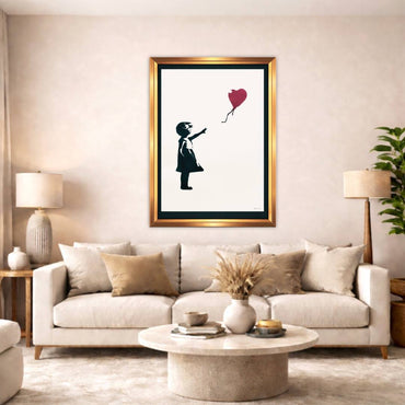 BANKSY- "Girl With Balloon"- Signed Original Spray Painting - Iconic Grafitti Street Art- Stunning piece | Iconic Street Art