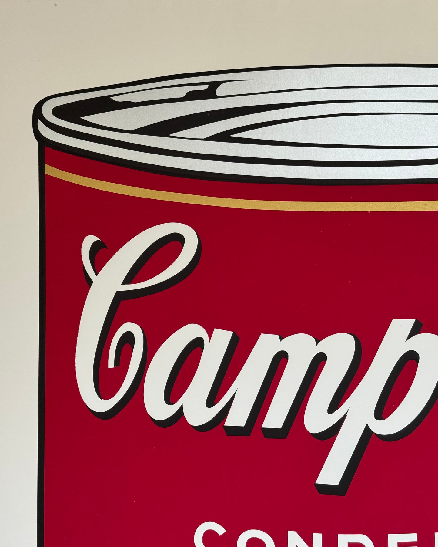ANDY WARHOL – Original Edition "Campbells Soup" Scotch Broth"-Unsigned- Authentic- Superb Condition