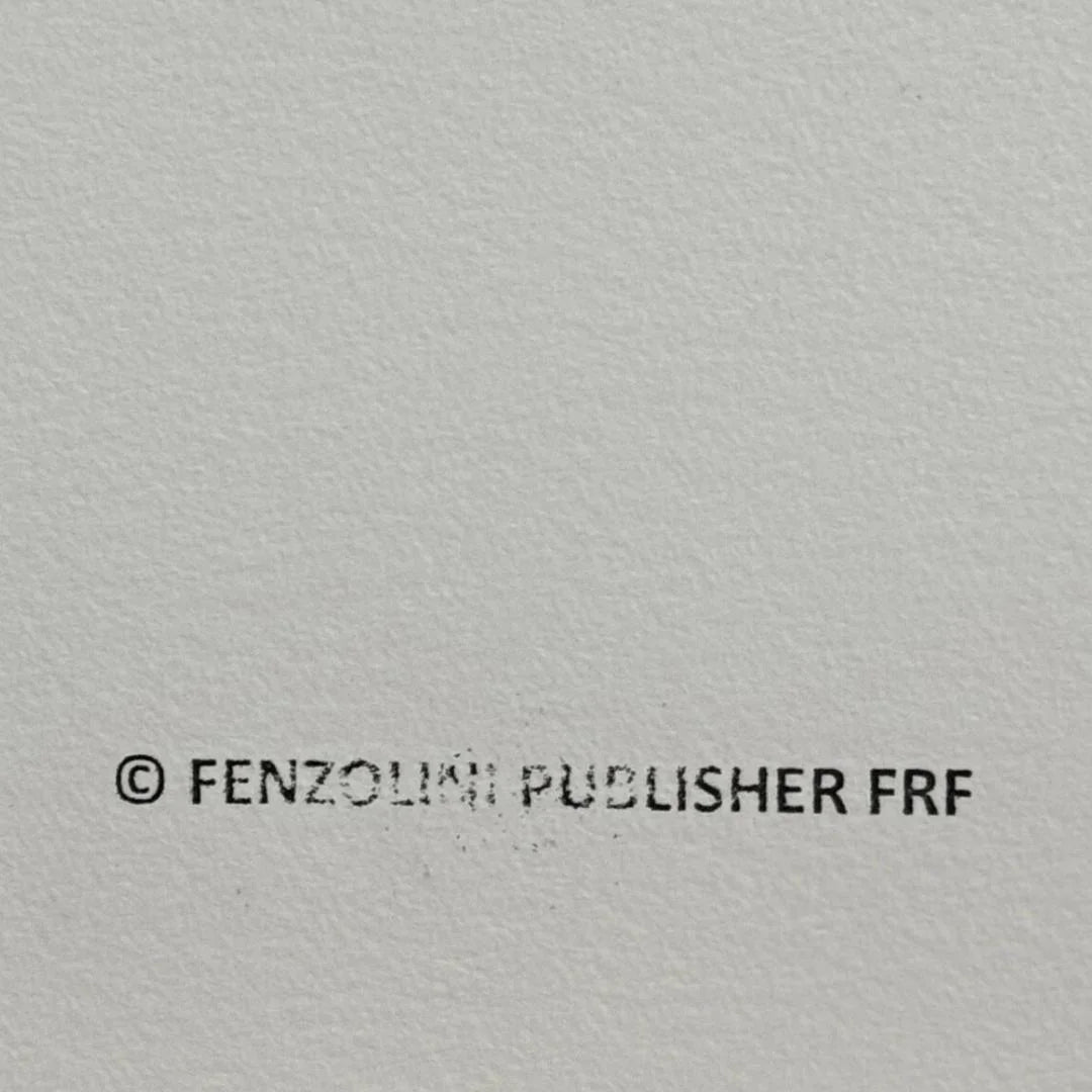 FENZOLINI "ELEPHANT RIDE" Red - Screenprint- Hand Signed, Numbered - Warhol, Banksy - 31 1/2 x 31 1/2"