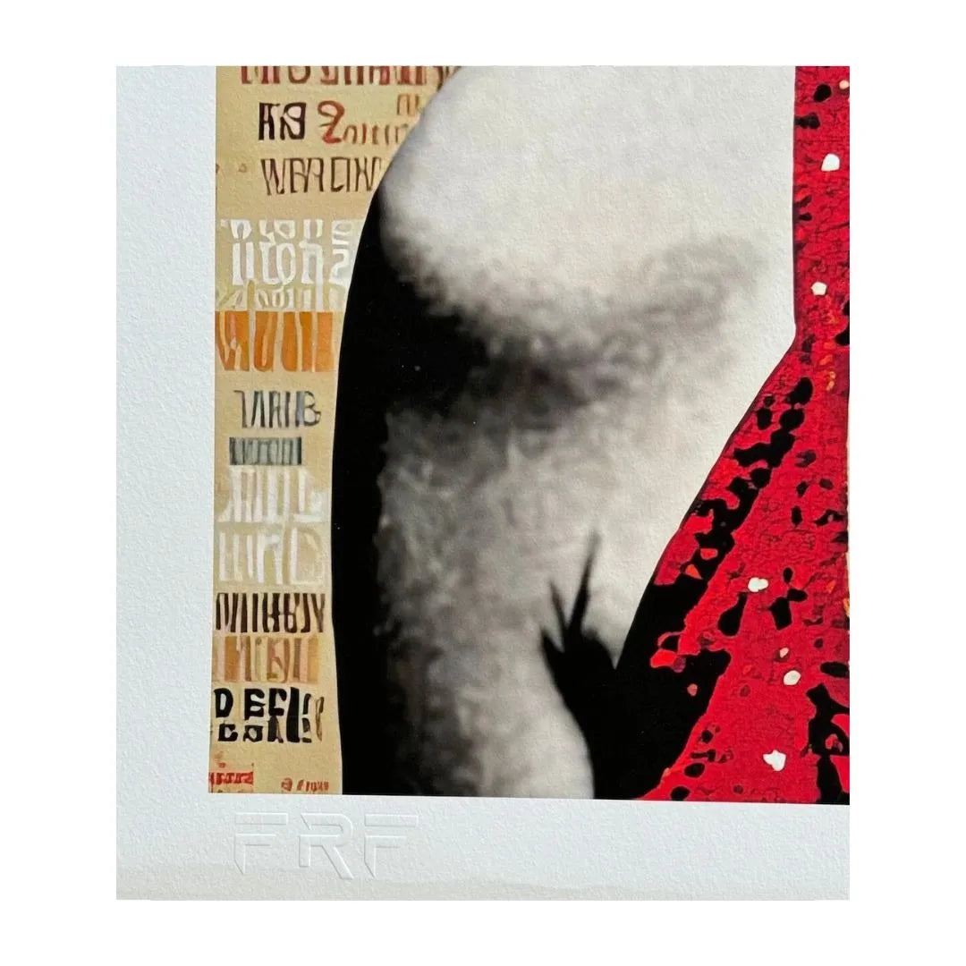 Fenzolini "Marilyn" Wall Art for Home Décor – Pop Culture Screen Print - 26 1/4 x 32"