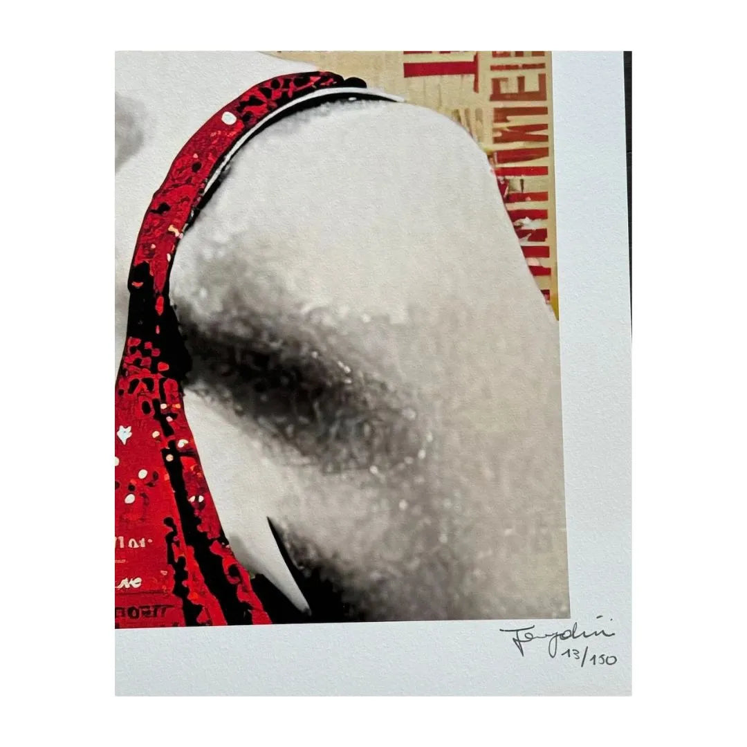 Fenzolini "Marilyn" Wall Art for Home Décor – Pop Culture Screen Print - 26 1/4 x 32"