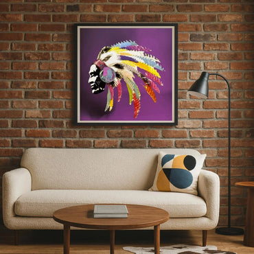 FENZOLINI - TRIBAL PRIDE PURPLE Decor Idea