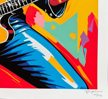 FENZOLINI– "Elvis"-Original Edition Giclee- Signed- COA- IFusionism Beauty-Shipped Flat