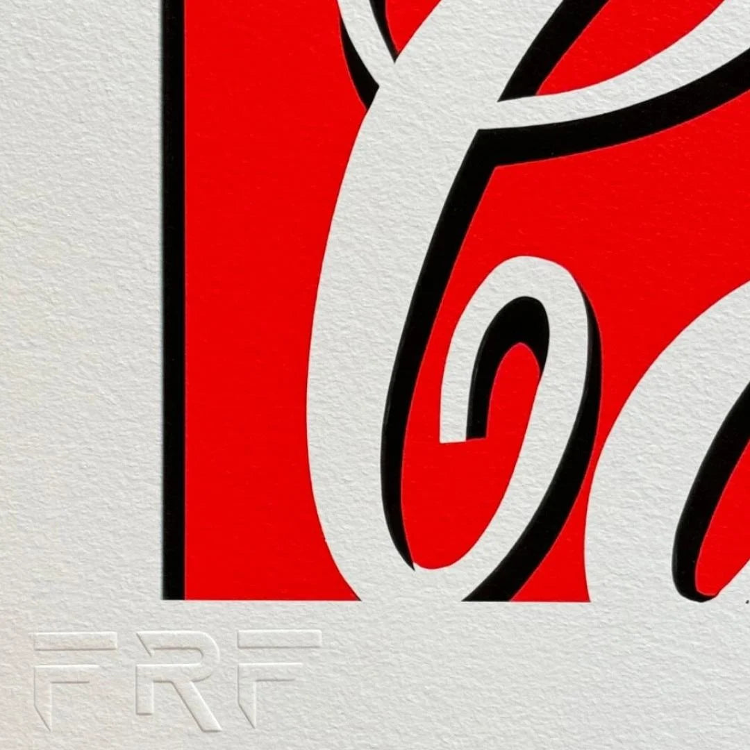 FENZOLINI "MJ SOUPCAN"- NY - Screenprint- Hand Signed, Numbered - 23 3/8 x 32" Wall Art