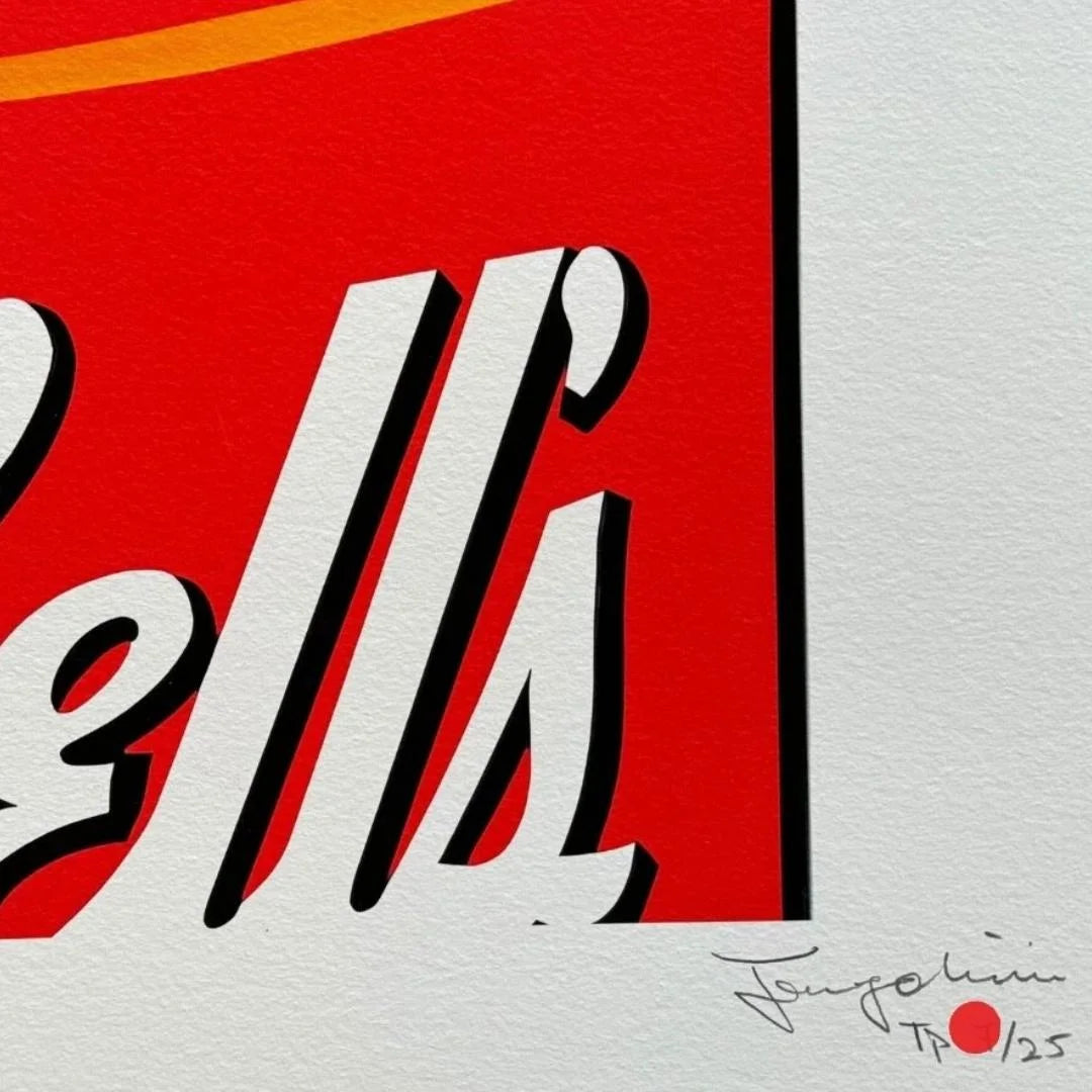 FENZOLINI "MJ SOUPCAN"- NY - Screenprint- Hand Signed, Numbered - 23 3/8 x 32" Wall Art
