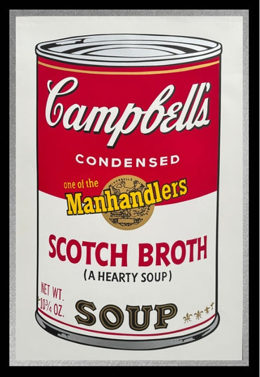 ANDY WARHOL – Original Edition "Campbells Soup" Scotch Broth"-Unsigned- Authentic- Superb Condition