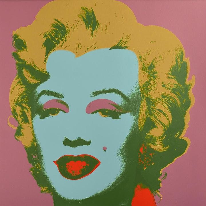 Full sized ANDY WARHOL- 2 "MARILYNS #23 & #28"- Silkscreens (Screenprints)- Superb Quality- 2 Gorgeous Pieces- Shipped Flat.