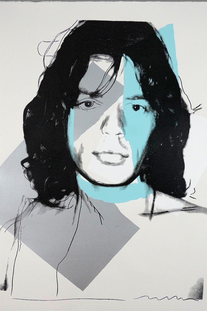 Full sized Andy WARHOL- 2 MICK JAGGER" F S 138 & 140- Silkscreens(Screenprints)- Proof Edition-Highest Quality- Shipped Flat