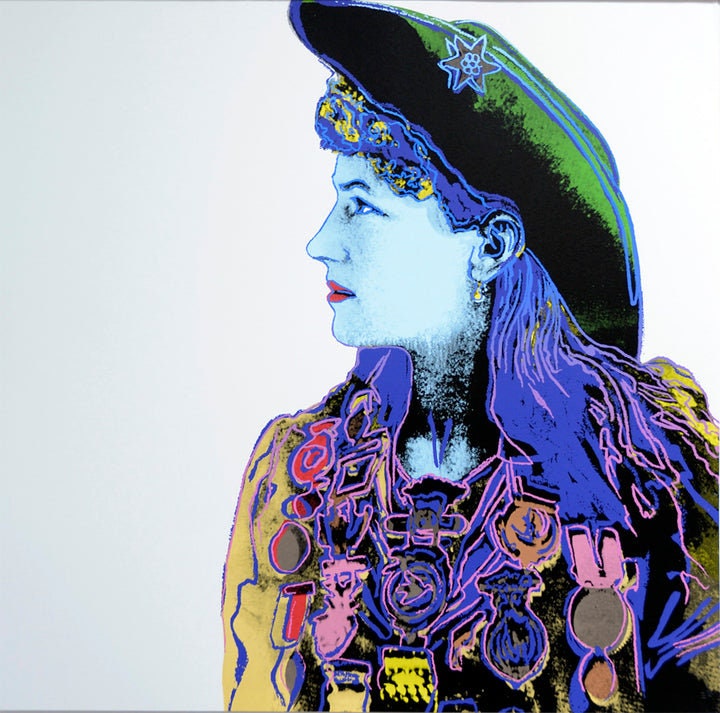 Full sized Andy WARHOL 2- "WAYNE & OAKLEY"- Silkscreens (Screenprints)-Cowboys Indians- Flat Ship- Stunning Pair- Highest Quality!