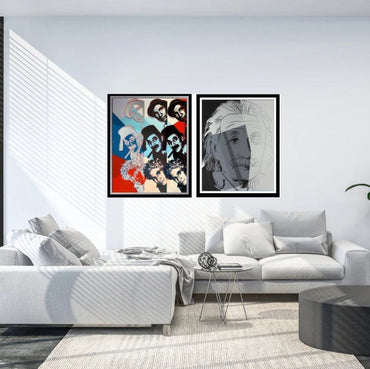 Full sized Andy WARHOL- "MARX Bros. & EINSTEIN"- 2 Silkscreens (Screenprints) Jews Suite- Fast Flat Ship- Best Quality - Best Price