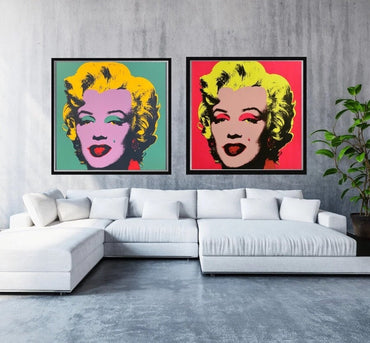 Full sized Andy WARHOL- 2 MARILYNS #23 & 31"- Silkscreens (Screenprints) Great Colors- Superb Quality- Shipped Flat