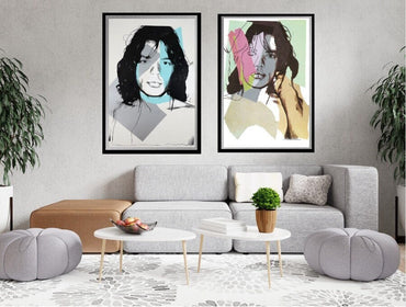 Full sized Andy WARHOL- 2 MICK JAGGER" F S 138 & 140- Silkscreens(Screenprints)- Proof Edition-Highest Quality- Shipped Flat