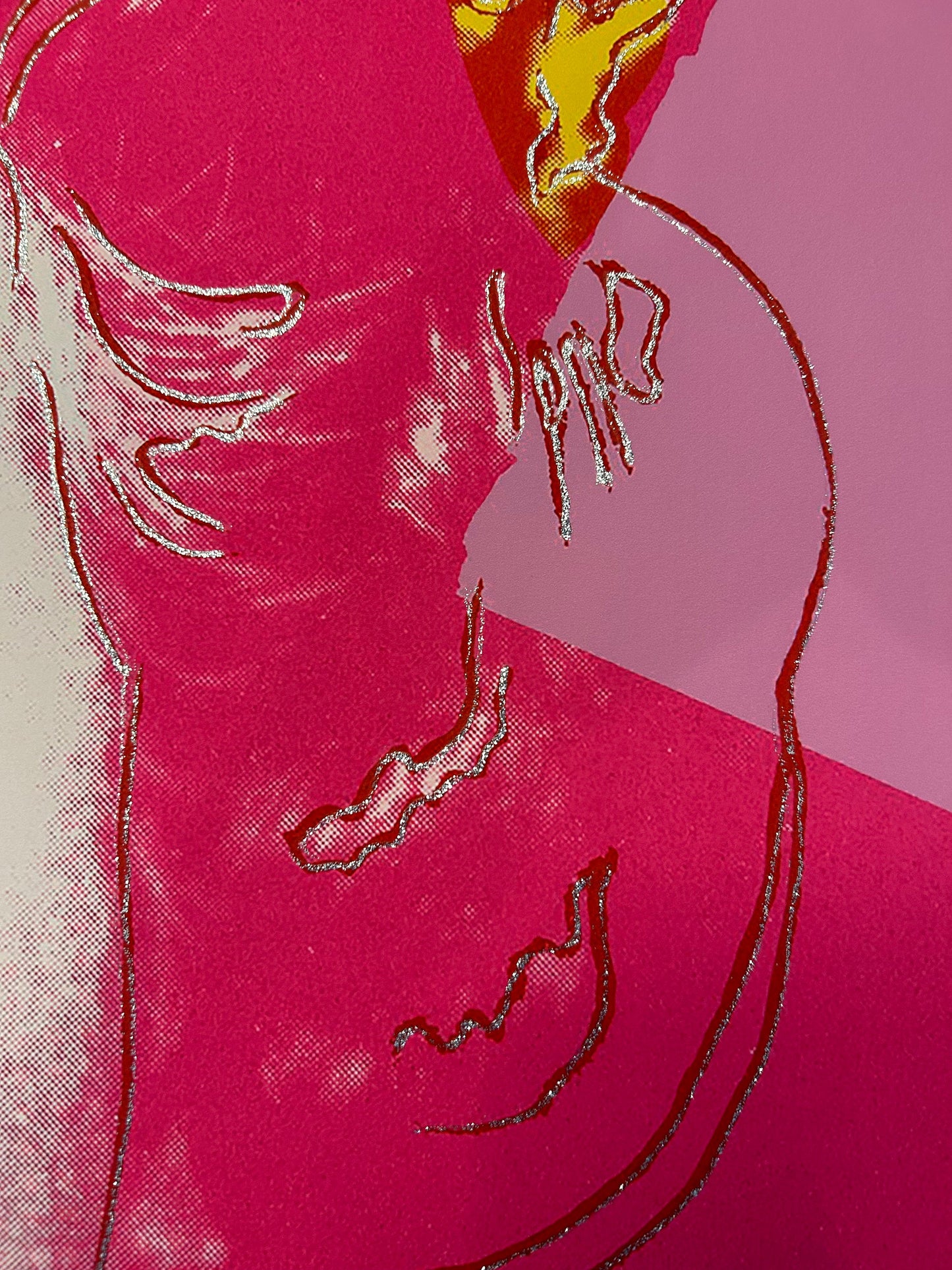 Full sized Andy WARHOL- 2 "QUEEN ELIZABETHS "- Screenprints with diamond dust. Stunning pair. Best Quality- Ships Flat