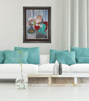 MATISSE -ORIGINAL Gouache/Painting, signed, Picasso, Miro Era- Signed- pHD Paperwork. Shipped Flat- Unframed