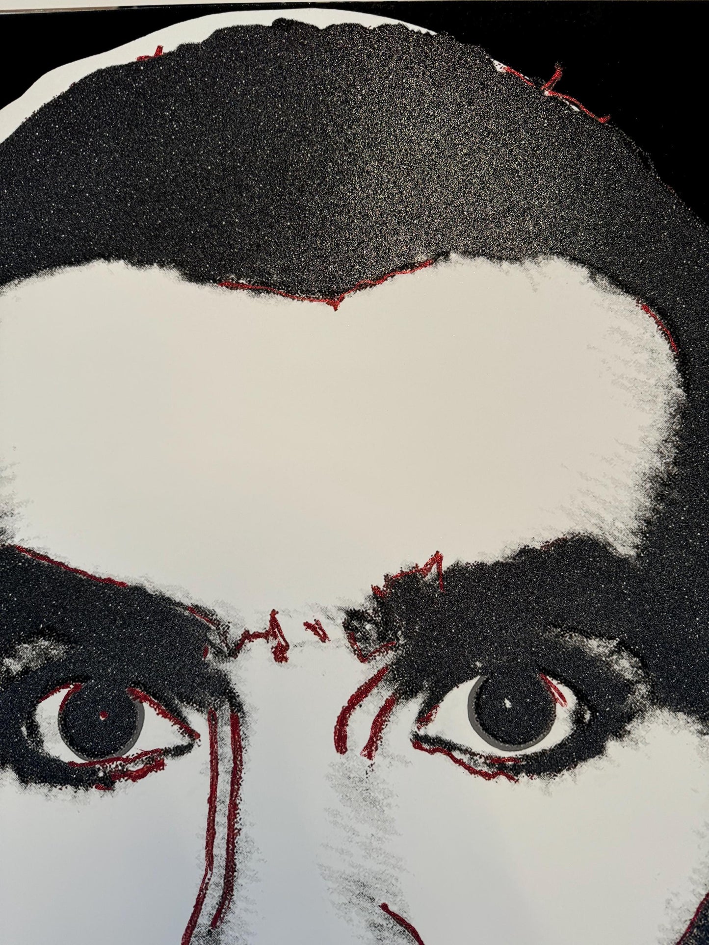 Andy Warhol Art for Home Décor - Original Dracula Trial Screen Print Paper Wall Art Full sized 38 X 38