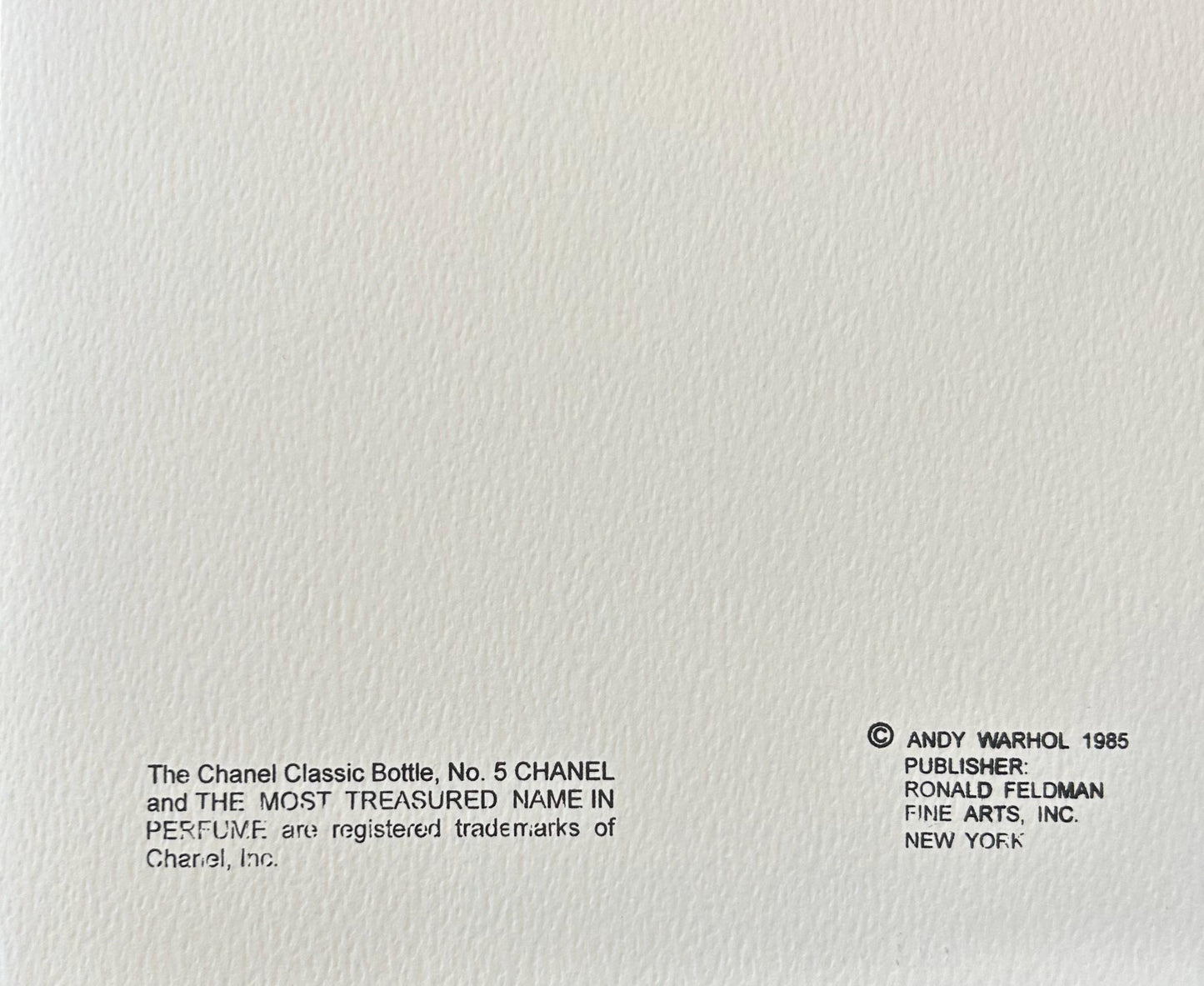 Full sized Pkg: WARHOL "CHANEL" Trial & FENZOLINI "Marilyn"-2 Beautiful Screenprints- Chanel w/ diamond dust- Flat Ship- Superb Quality