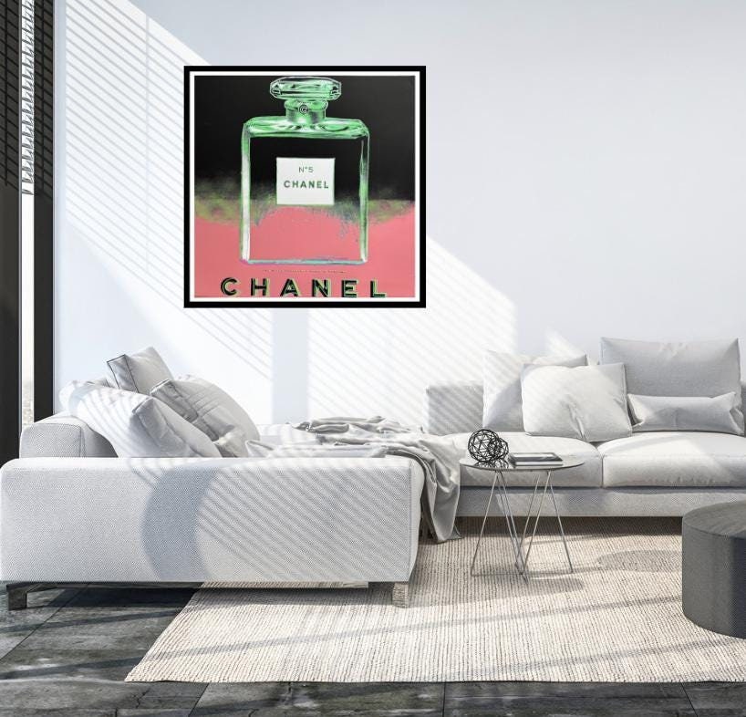 Full sized Andy Warhol "CHANEL"- Trial Proof Screenprint- Diamond Dust- Flat Ship- Museum Board Quality- Gorgeous!