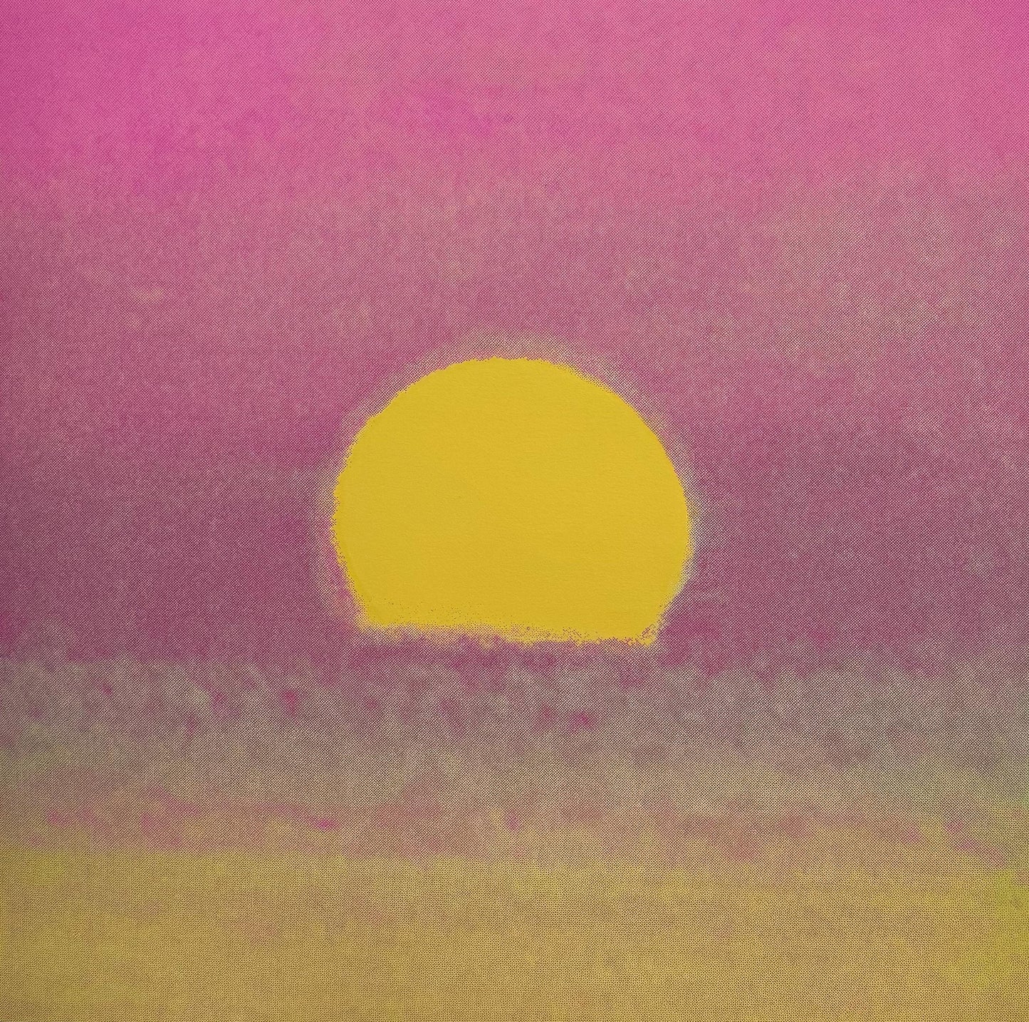 Full sized Andy Warhol "SUNSET" #13- Screenprint - Unsigned.-Top Quality & Best Price- Ships Wood Flat- Beautiful Colors