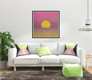 Full sized Andy Warhol "SUNSET" #13- Screenprint - Unsigned.-Top Quality & Best Price- Ships Wood Flat- Beautiful Colors