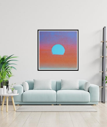Full sized Andy Warhol "SUNSET"#33- Screenprint - Unsigned. Pop Art- Top Quality- Ships Flat- Great Colors & Best Price.