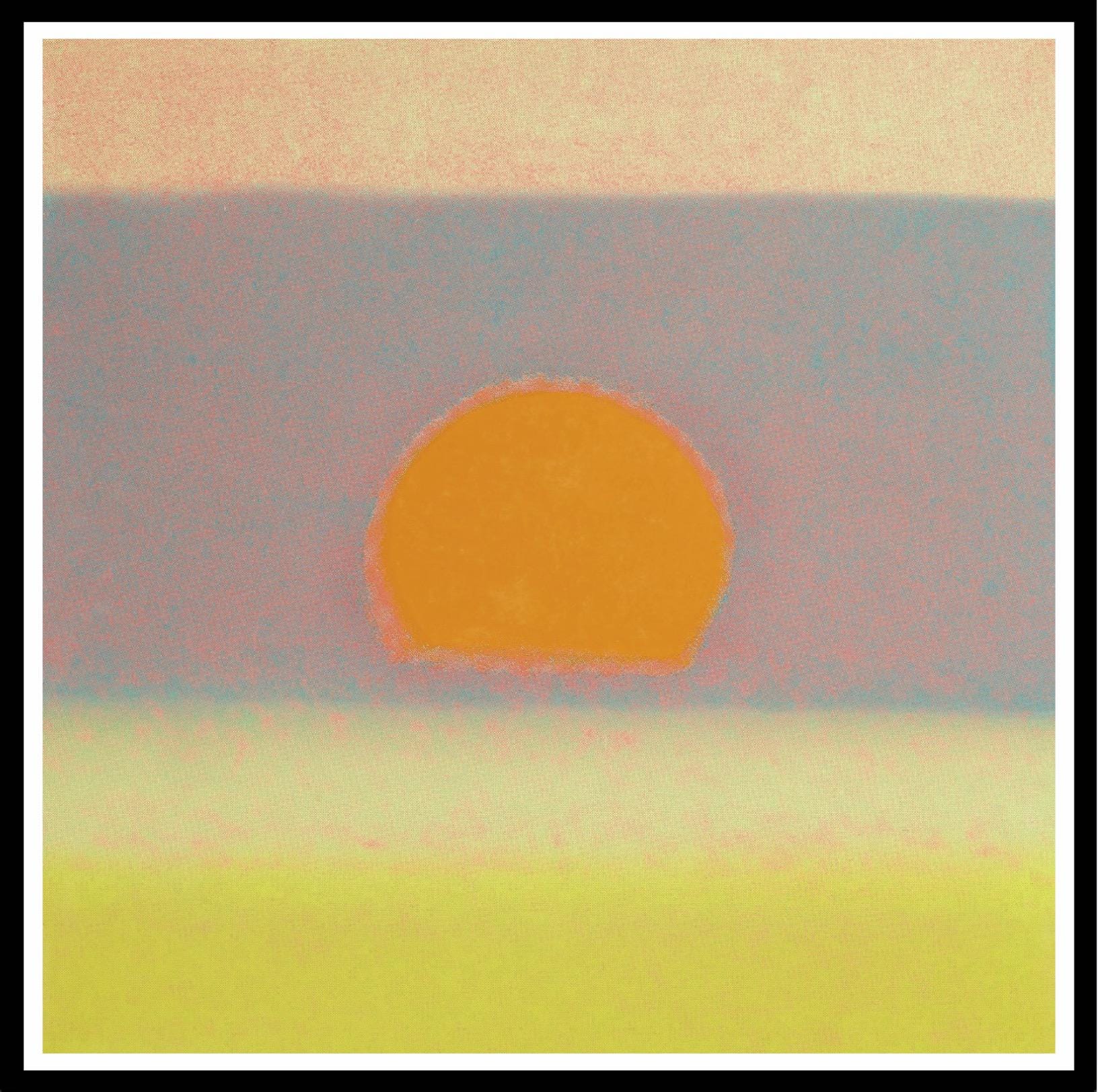 Full sized Andy Warhol "SUNSET"#51- Screenprint - Unsigned. Pop Art- Top Quality- Ships Flat- Great Colors & Best Price.