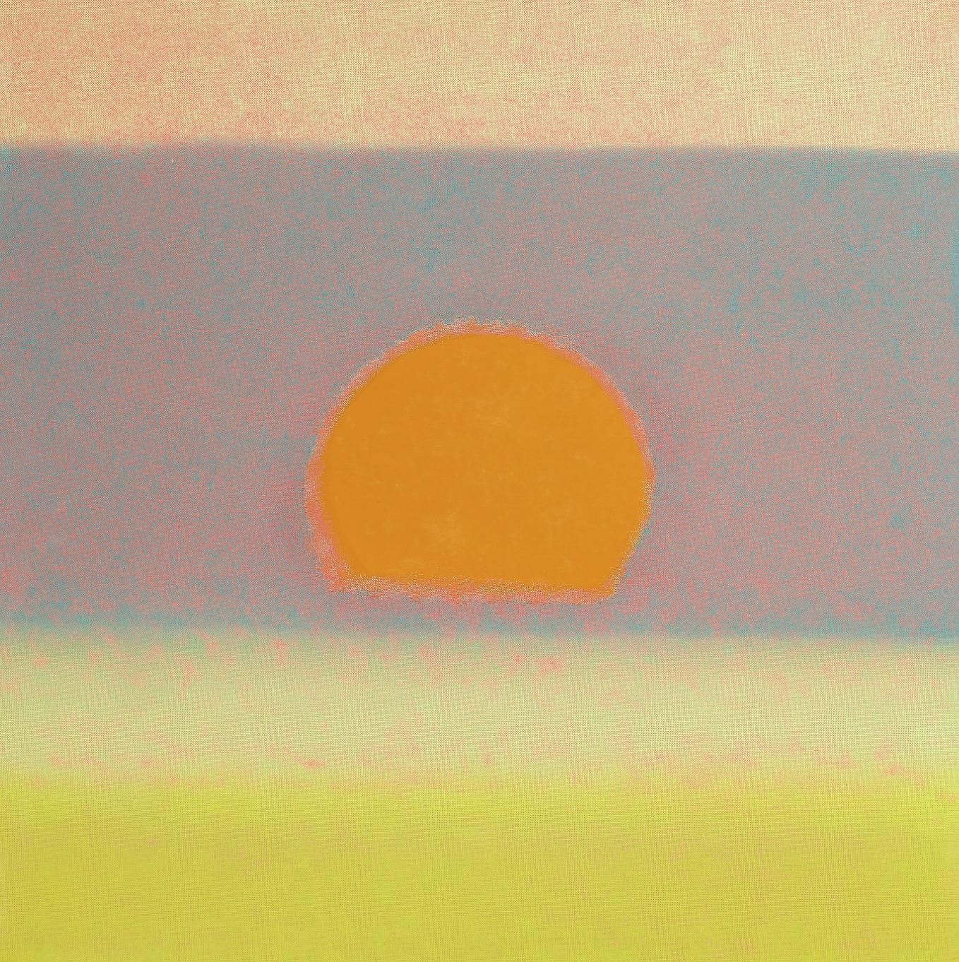 Full sized Andy Warhol "SUNSET"#51- Screenprint - Unsigned. Pop Art- Top Quality- Ships Flat- Great Colors & Best Price.