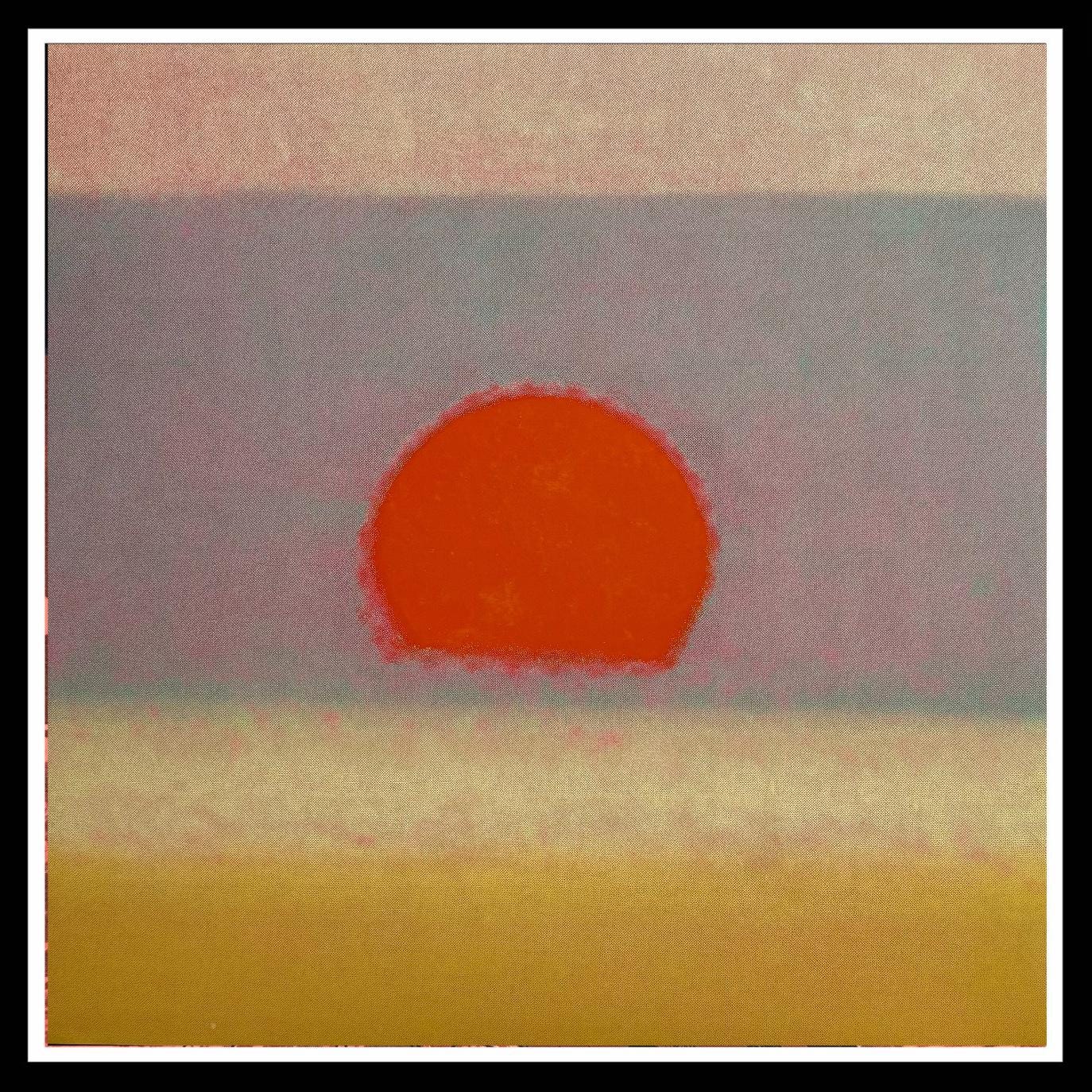 Full sized Andy Warhol "SUNSET"#77- Screenprint - Unsigned. Pop Art- Top Quality- Ships Flat- Great Colors- Get Best Price