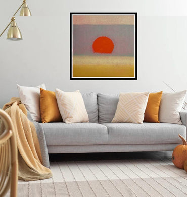 Full sized Andy Warhol "SUNSET"#77- Screenprint - Unsigned. Pop Art- Top Quality- Ships Flat- Great Colors- Get Best Price