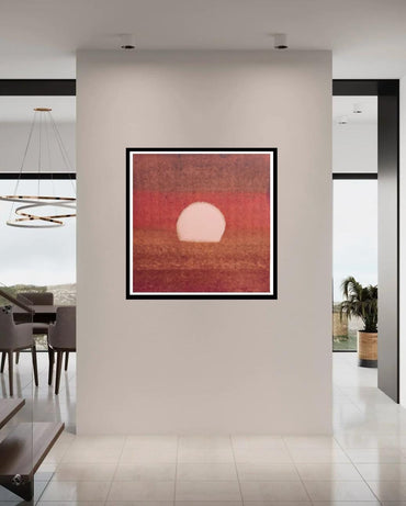 Full sized Andy Warhol "SUNSET"#25- Screenprint - Unsigned. Pop Art- Top Quality- Ships Flat- Great Colors & Best Price.
