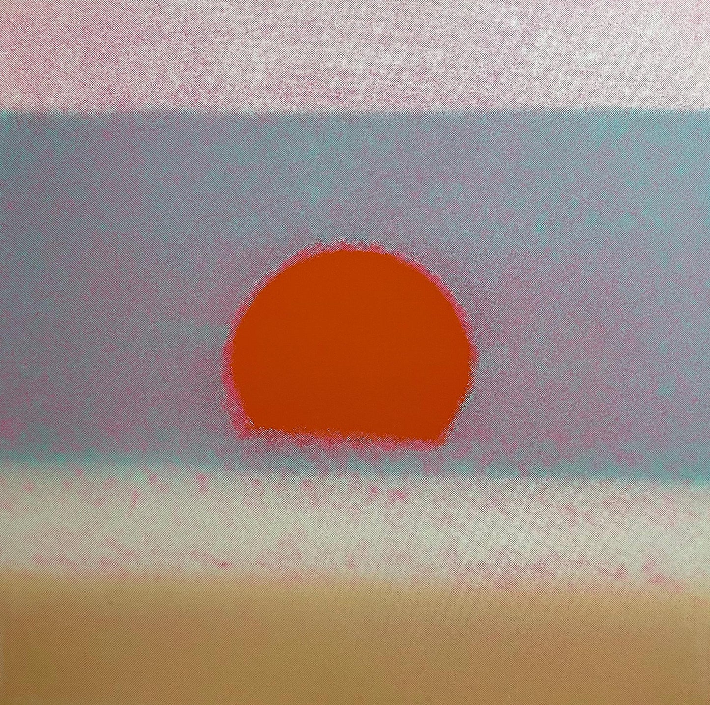 Full sized Andy Warhol "SUNSET"#77- Screenprint - Unsigned. Pop Art- Top Quality- Ships Flat- Great Colors- Get Best Price