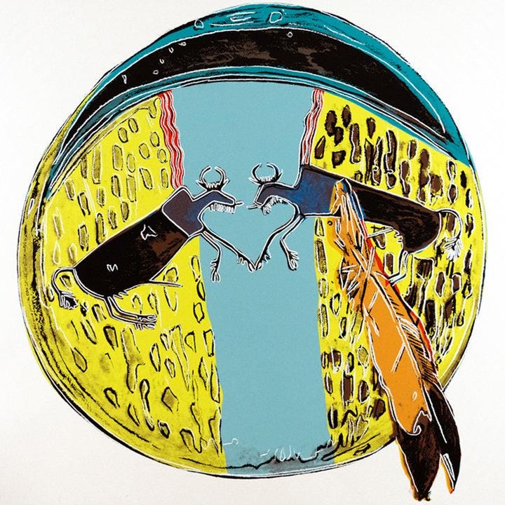 Full sized WARHOL COWBOYS SUITE (10)- Silkscreens (Screenprints)- Full Cowboys Indians - Flat Ship- Highest Quality- Best Price!