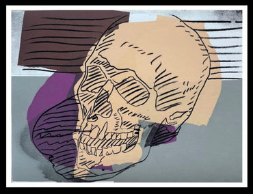 ANDY WARHOL "Skulls” #157-Screenprint Proof- Top Quality Skull 30 x 40"" Flat Ship- A Beauty!