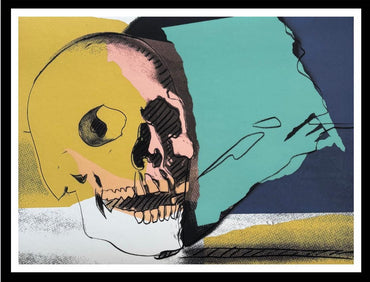 ANDY WARHOL "Skulls” #158-Screenprint Proof- Top Quality Skull 30 x 40" Flat Ship- A Beauty!