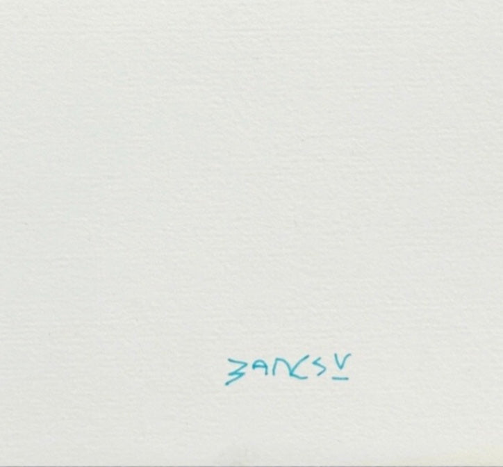 BANKSY -"Stop and Search" -Screenprint- Signed- Wizard Oz- Urban Street Art Beauty- Flat Ship