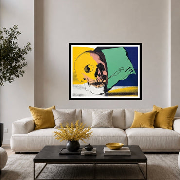 ANDY WARHOL "Skulls” #158-Layered SILKSCREEN Proof- Superb Quality 30 x 40" Flat Ship- A Beauty!