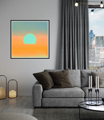 ANDY WARHOL– “Sunset"-#18 Unique Screenprint- Unsigned Proof Edition-Museum Quality 34x34" | Pop Art (Copy)