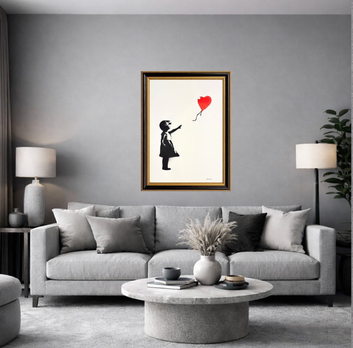 BANKSY- "Girl With Balloon"- Signed Original Spray Painting - Iconic Grafitti Street Art- Stunning piece | Iconic Street Art
