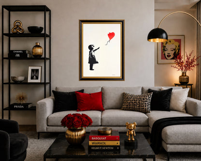 BANKSY- "Girl With Balloon"- Signed Original Spray Painting - Iconic Grafitti Street Art- Stunning piece | Iconic Street Art