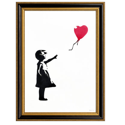 BANKSY- "Girl With Balloon"- Signed Original Spray Painting - Iconic Grafitti Street Art- Stunning piece | Iconic Street Art