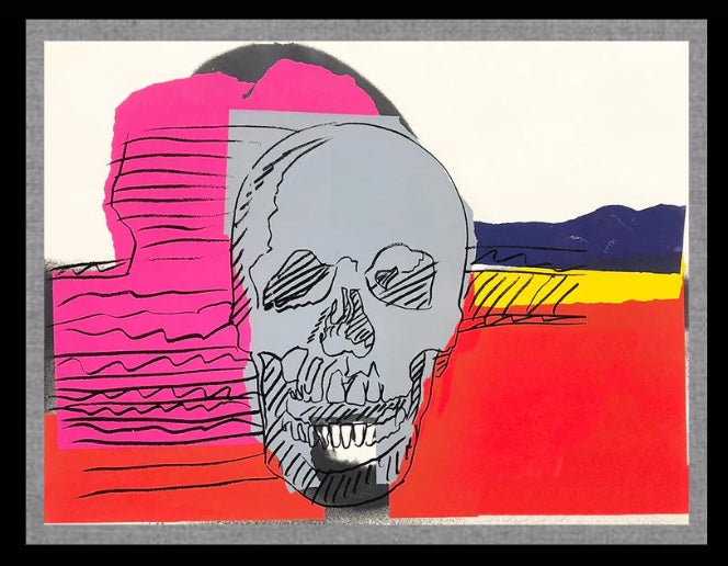 ANDY WARHOL "Skulls” #159-Screenprint Proof- Top Quality Skull 30 x 40"" Flat Ship- A Beauty! (Copy)