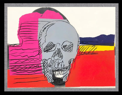 ANDY WARHOL "Skulls” #159-Screenprint Proof- Top Quality Skull 30 x 40"" Flat Ship- A Beauty! (Copy)