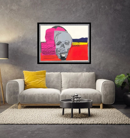 ANDY WARHOL "Skulls” #159-Screenprint Proof- Top Quality Skull 30 x 40"" Flat Ship- A Beauty! (Copy)