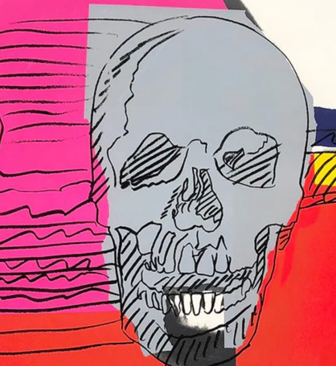 ANDY WARHOL "Skulls” #159-Screenprint Proof- Top Quality Skull 30 x 40"" Flat Ship- A Beauty! (Copy)