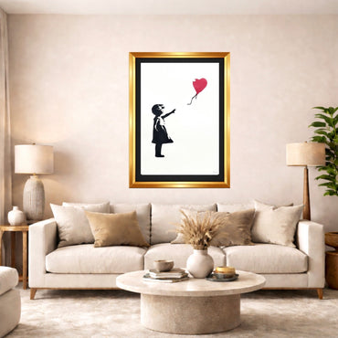 BANKSY- "Girl With Balloon"- Signed Original Spray Painting - Iconic Grafitti Street Art- Stunning piece | Iconic Street Art