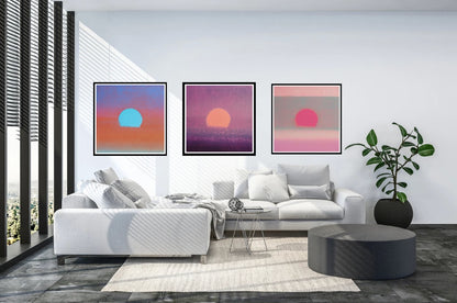 ANDY WARHOL-6 Piece Pkg: "Sunset" Screenprints-Multicolor-You Choose 6-SAVE BIG!