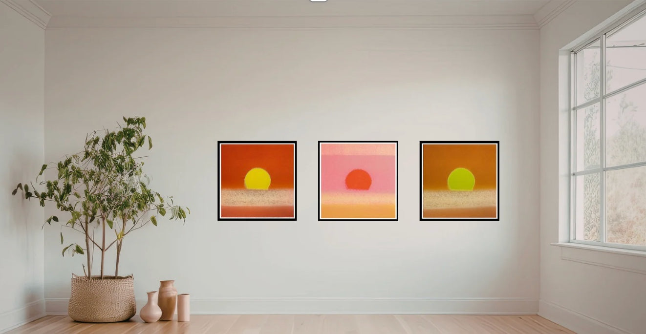 ANDY WARHOL-6 Piece Pkg: "Sunset" Screenprints-Multicolor-You Choose 6-SAVE BIG!