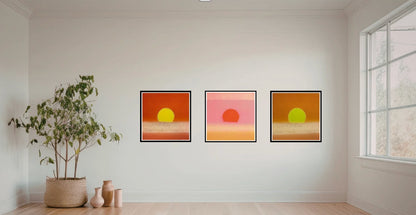 ANDY WARHOL-6 Piece Pkg: "Sunset" Screenprints-Multicolor-You Choose 6-SAVE BIG!